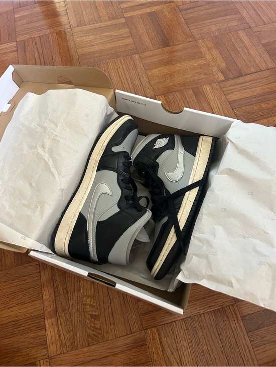 Jordan Shoes - Air Jordan 1 Low - Metallic Silver & Black womens Sneakers